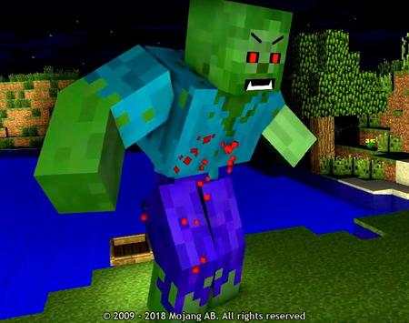 Zombie Apocalypse Minecraft Game screenshot 3