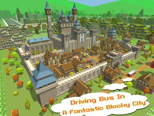 Coach Bus Driving Simulator: Craft City screenshot 1