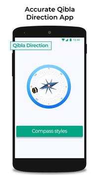 Qibla Compass: Find Direction & Salah Prayer Times screenshot 2