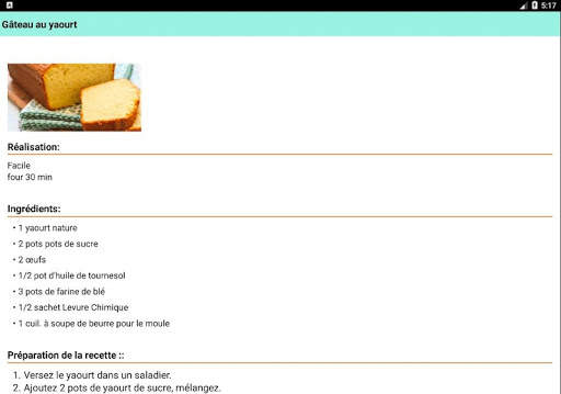 Gâteau au yaourt screenshot 9