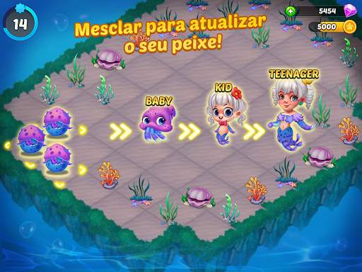 Merge Mermaids-magic puzzles screenshot 8