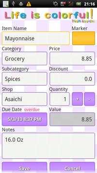 Simple! Custom Shopping List screenshot 4