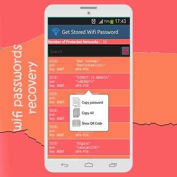 Get Saved Wifi Passwords screenshot 2