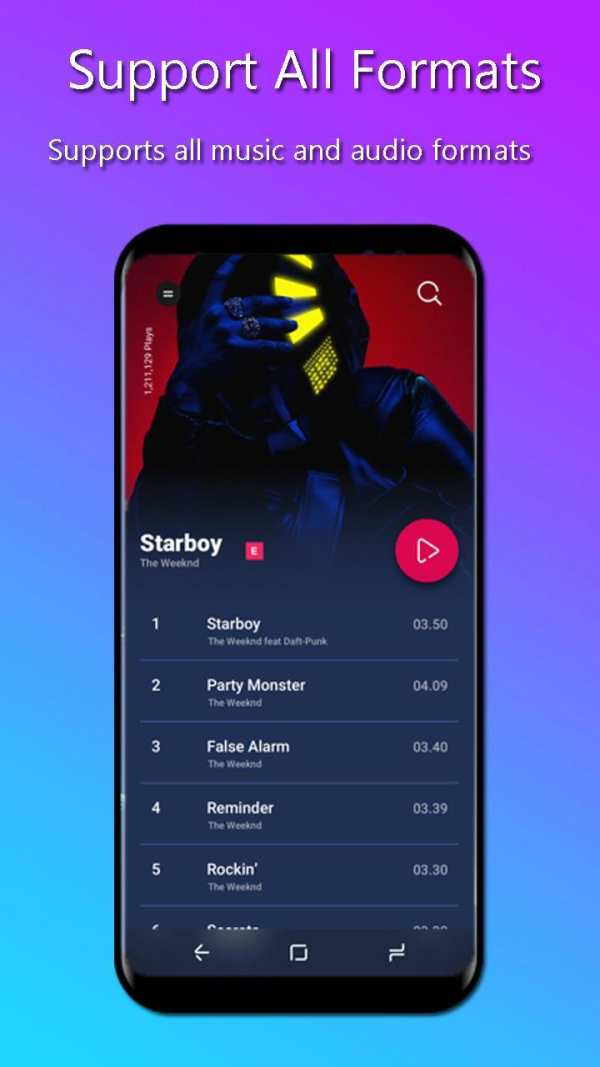 S9 Music Player - Music Samsung Galaxy S9 screenshot 2