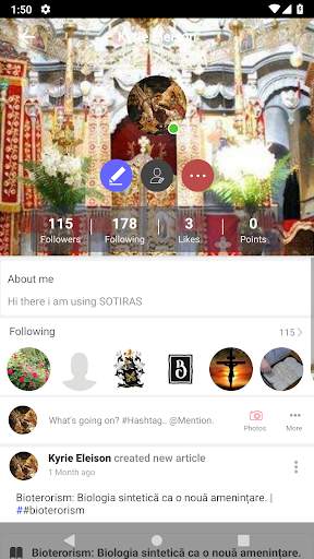 SOTIRAS - Orthodox christian social network screenshot 4