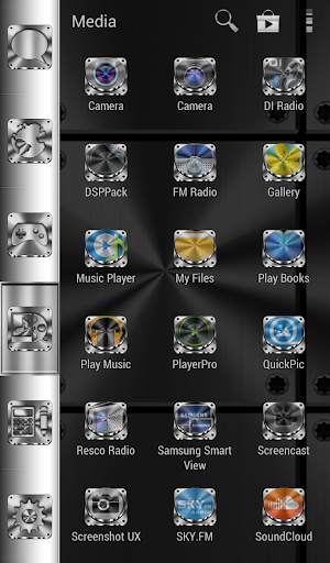 Smart Launcher Theme Metalwork screenshot 3