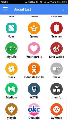 Social Networks : All in one Social Media Classic screenshot 4