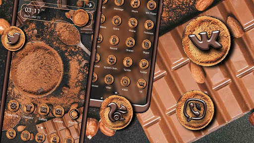 Chocolate Launcher Theme screenshot 1
