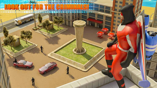 Flying Jetpack Crime City Hero Simulator screenshot 2