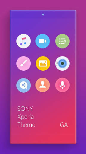i XPERIA Theme | OS Style 12 🎨Design For SONY screenshot 2