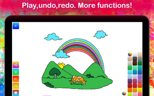 Unicorn Coloring Pages Game for kids glitter screenshot 11