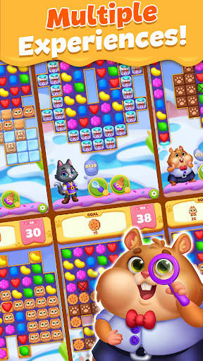 Pet Candy Puzzle-Match 3 games screenshot 4