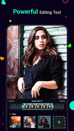 Particle.ly video status maker : photo video maker screenshot 6