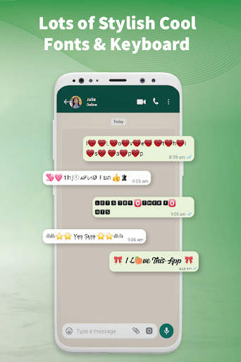 Chat Style for WhatsApp -Fonts screenshot 2