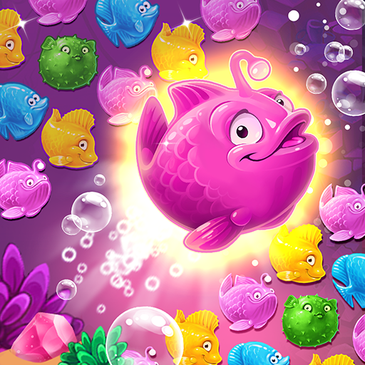 Mermaid -puzzle match-3 tesori icon