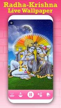 Radha Krishna HD live Wallpaper screenshot 4
