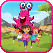 the explorer Princess Dora Magical forest icon