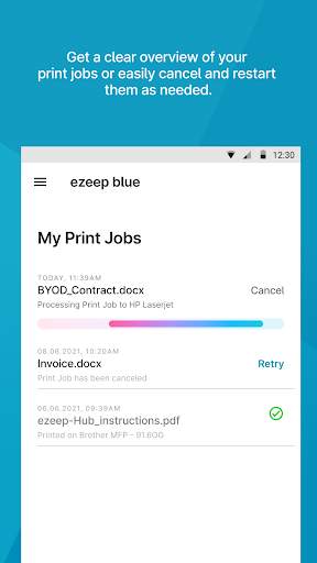 ezeep Blue Printer App скриншот 2