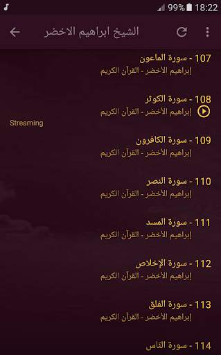 القران الكريم كامل بصوت الشيخ ابراهيم الاخضر screenshot 6