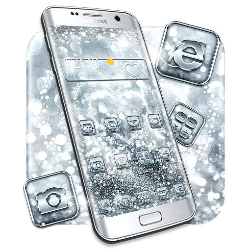 Silver Diamond Sparkle Theme 1.1.1