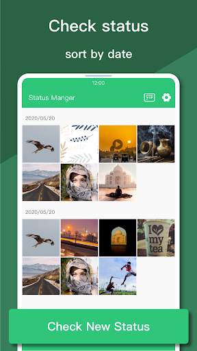 Status Manager for whatsapp status - check, save screenshot 1