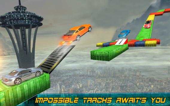 Extreme Impossible Tracks Car Stunt Racing screenshot 2