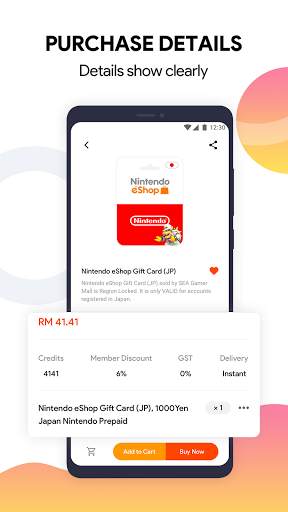 SEAGM - Games Topup, Gift Card screenshot 3