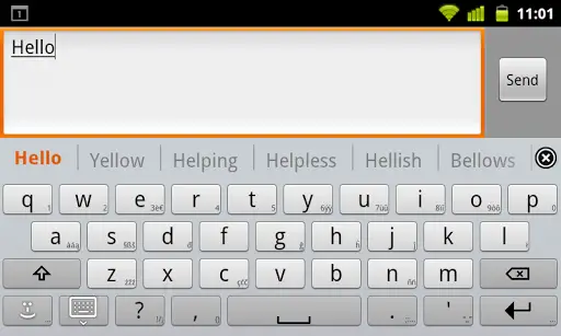 French for AnySoftKeyboard screenshot 1