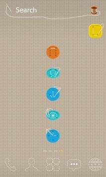 Button Up LINE Launcher theme screenshot 2