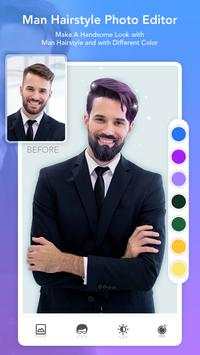 HairArt Beard Style Man Mustache Photo Editor 1 تصوير الشاشة