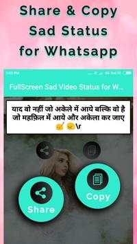FullScreen Sad Video Status for Whatsapp screenshot 5