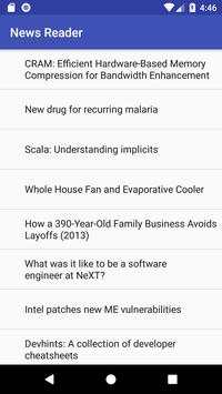 Hacker News App скриншот 1