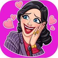 Girl Stickers for Whatsapp