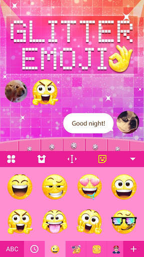 Glitter Emoji Sticker for Messenger screenshot 3