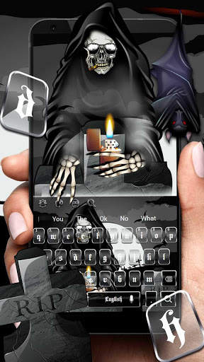 Skull Fuse Igniter Keyboard Theme screenshot 1