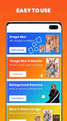 Blur Photo Editor- Background Changer Blur Bokeh screenshot 1