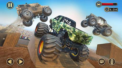 Fearless US Monster Truck Game screenshot 1