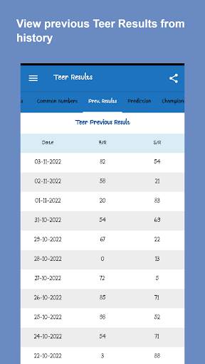 Shillong Teer Results screenshot 3