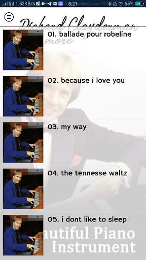Richard Clayderman - Beautiful Piano Instrument screenshot 4