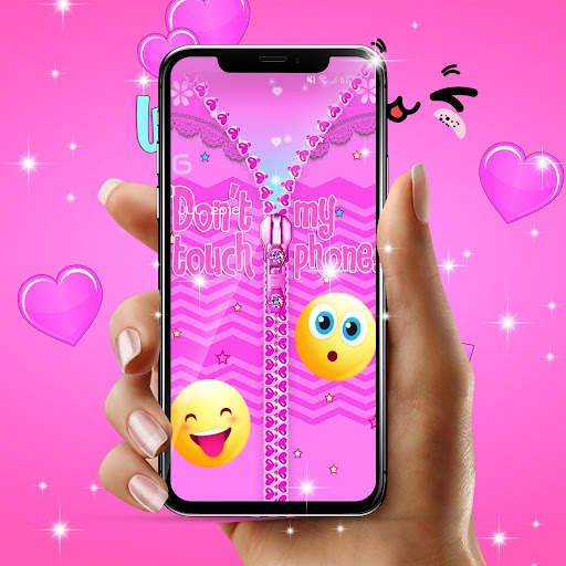 Don't touch my phone lock scre screenshot 1