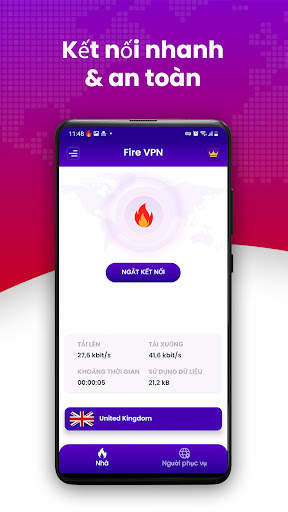 Fire VPN - Vpn Proxy Browser screenshot 1