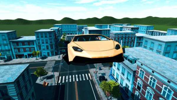 Futuristic Flying Car Driving screenshot 4