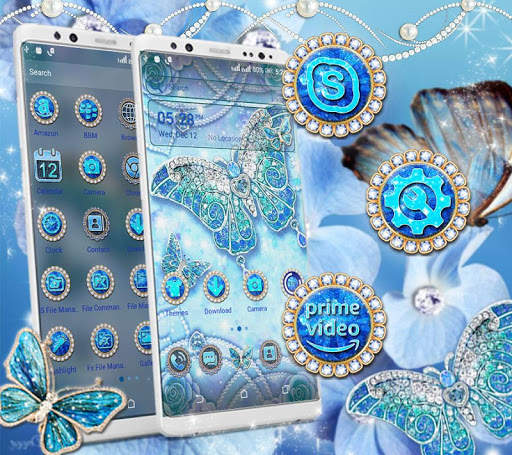 Diamond Butterfly Launcher Theme screenshot 2