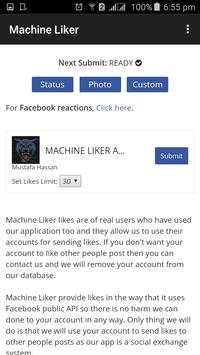 Machine Liker screenshot 2
