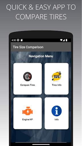 Tire Size Comparison screenshot 1