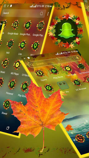Autumn Leaf Launcher Theme screenshot 2