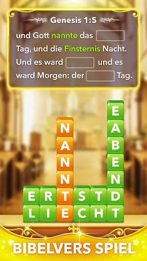 Bible Word Heaps - Verbinde das Wort-Stapel-Spiel screenshot 1