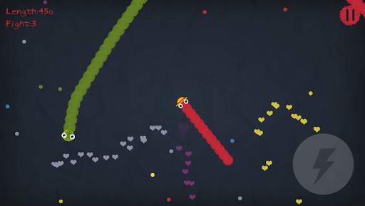 Crayon Slither Snake - Player VS AI screenshot 2