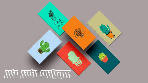 Kawaii Cute Cactus Wallpapers HD screenshot 1
