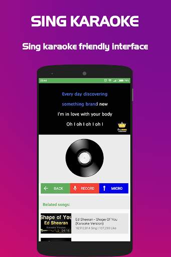 Sing Karaoke - Record screenshot 3